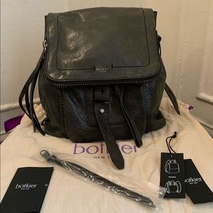 Botkier Black Leather Convertible Warren Backpack
